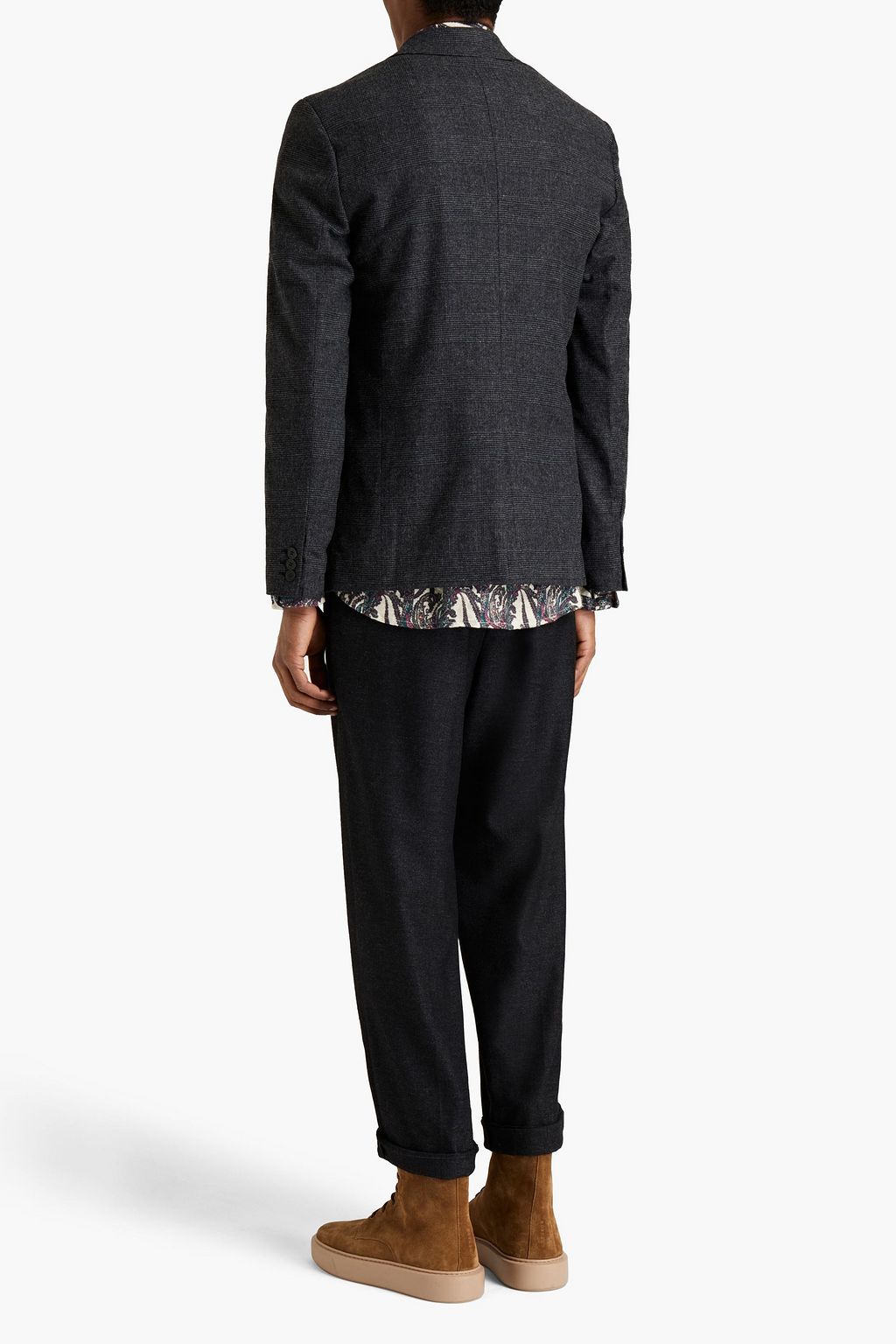 ISABEL MARANT Lifin Prince of Wales checked flannel blazer