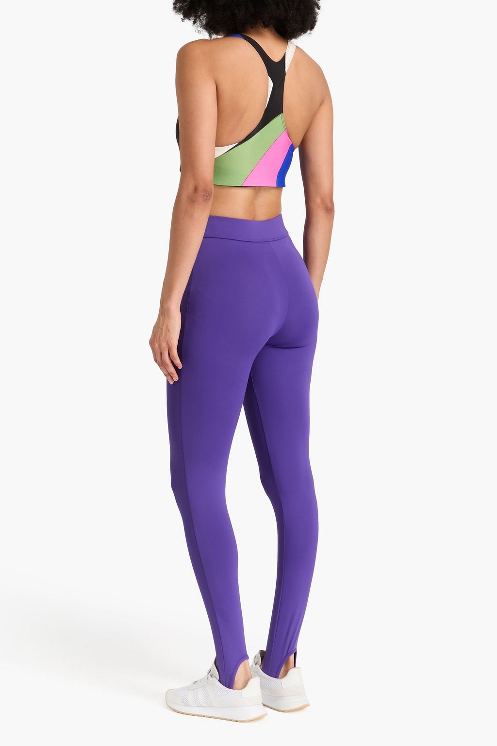 PUCCI ストレッチジャージー スポーツブラ プリント入り