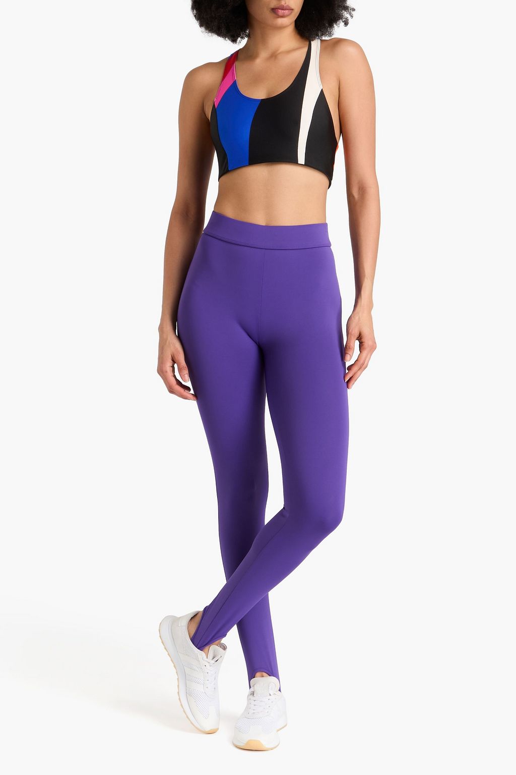PUCCI ストレッチジャージー スポーツブラ プリント入り