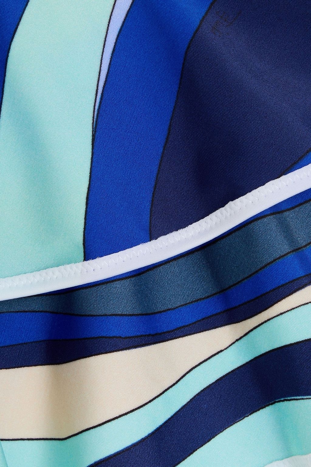 PUCCI قطعة بيكيني سفلية مزينة بطبعات وبكشاكش