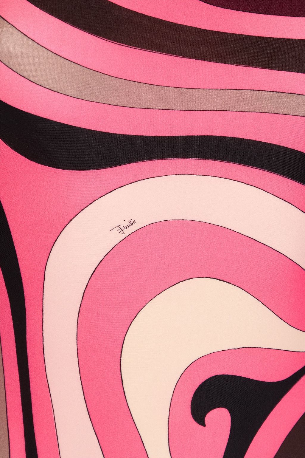 PUCCI لباس سباحة من الجيرسي المصنوع من نسيج مطاط ومزين بطبعات