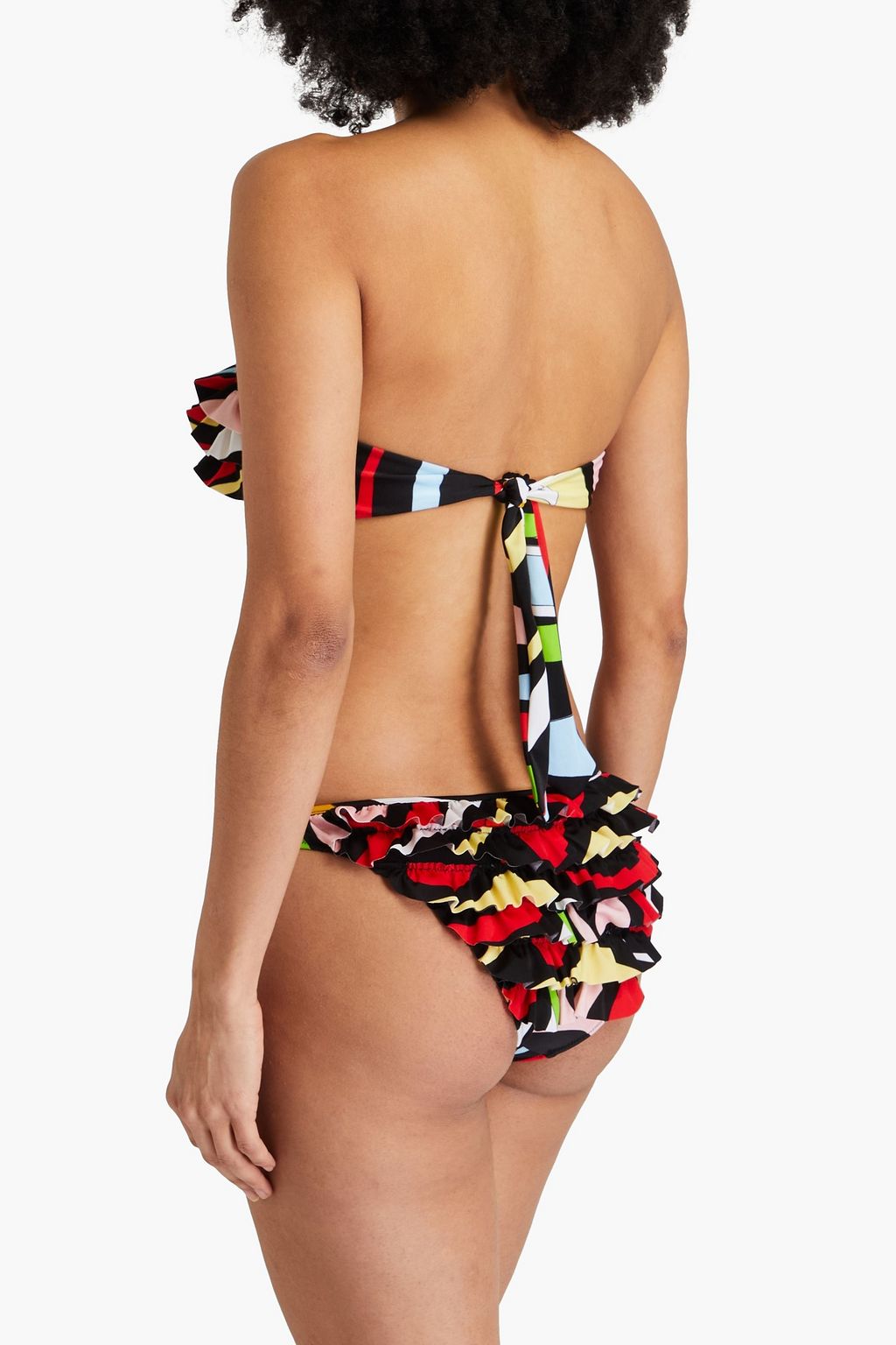 PUCCI قطعة بيكيني سفلية مزينة بطبعات