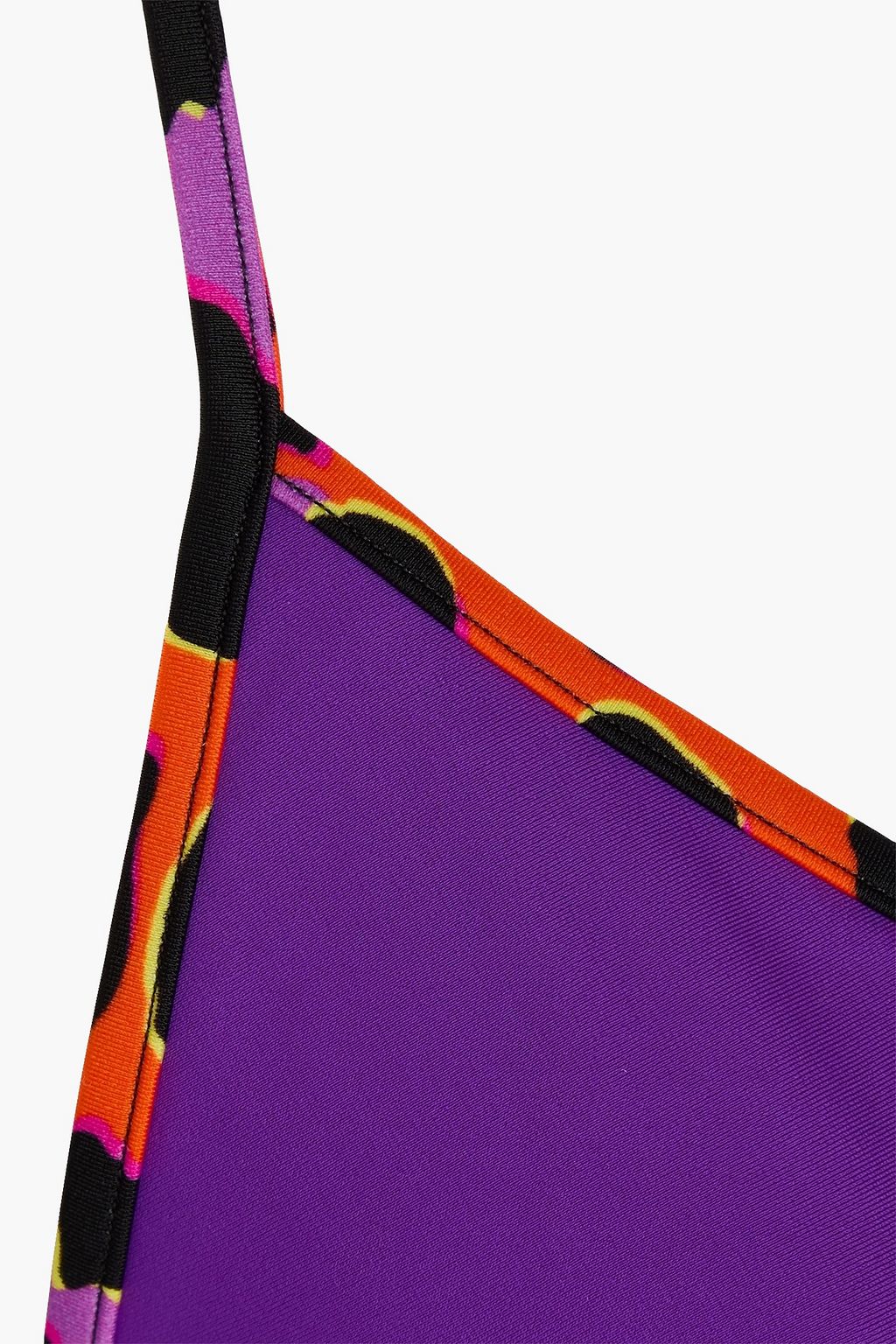PUCCI توب بكيني مثلث الشكل بتصميم مزركش