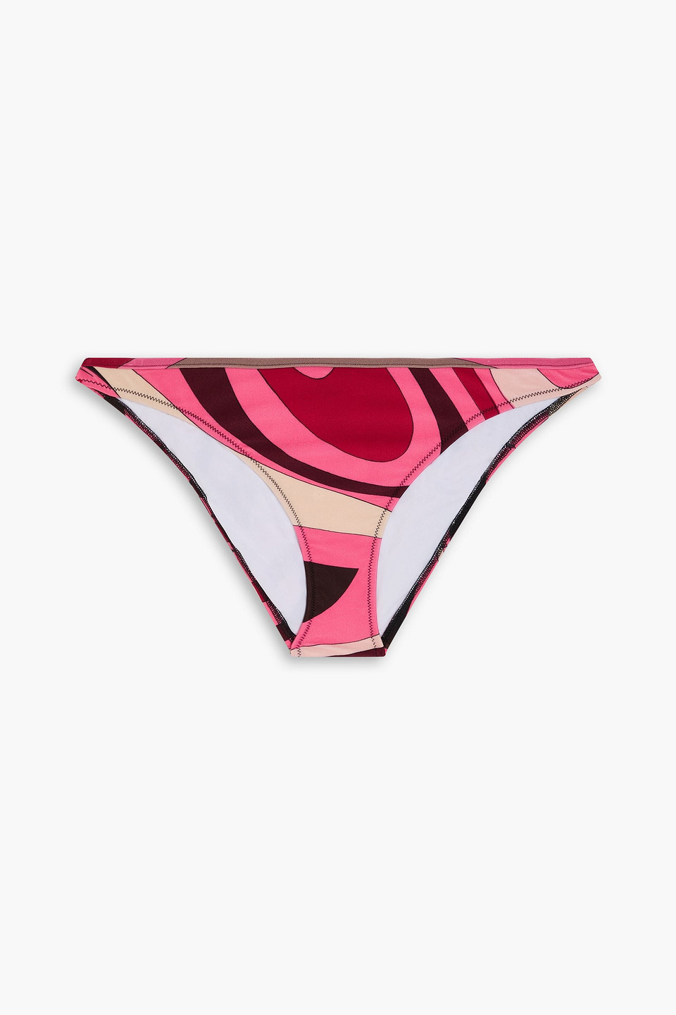 Pucci Printed Bikini Briefs In Pink