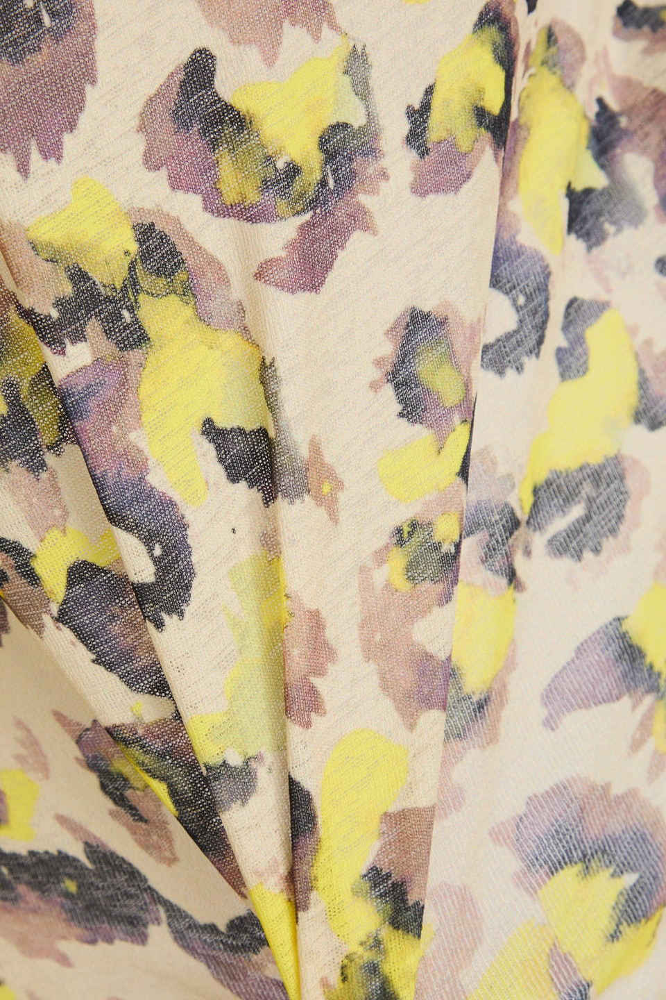 Nanushka Rollkragenoberteil Aus Jersey Mit Print In Animal-print