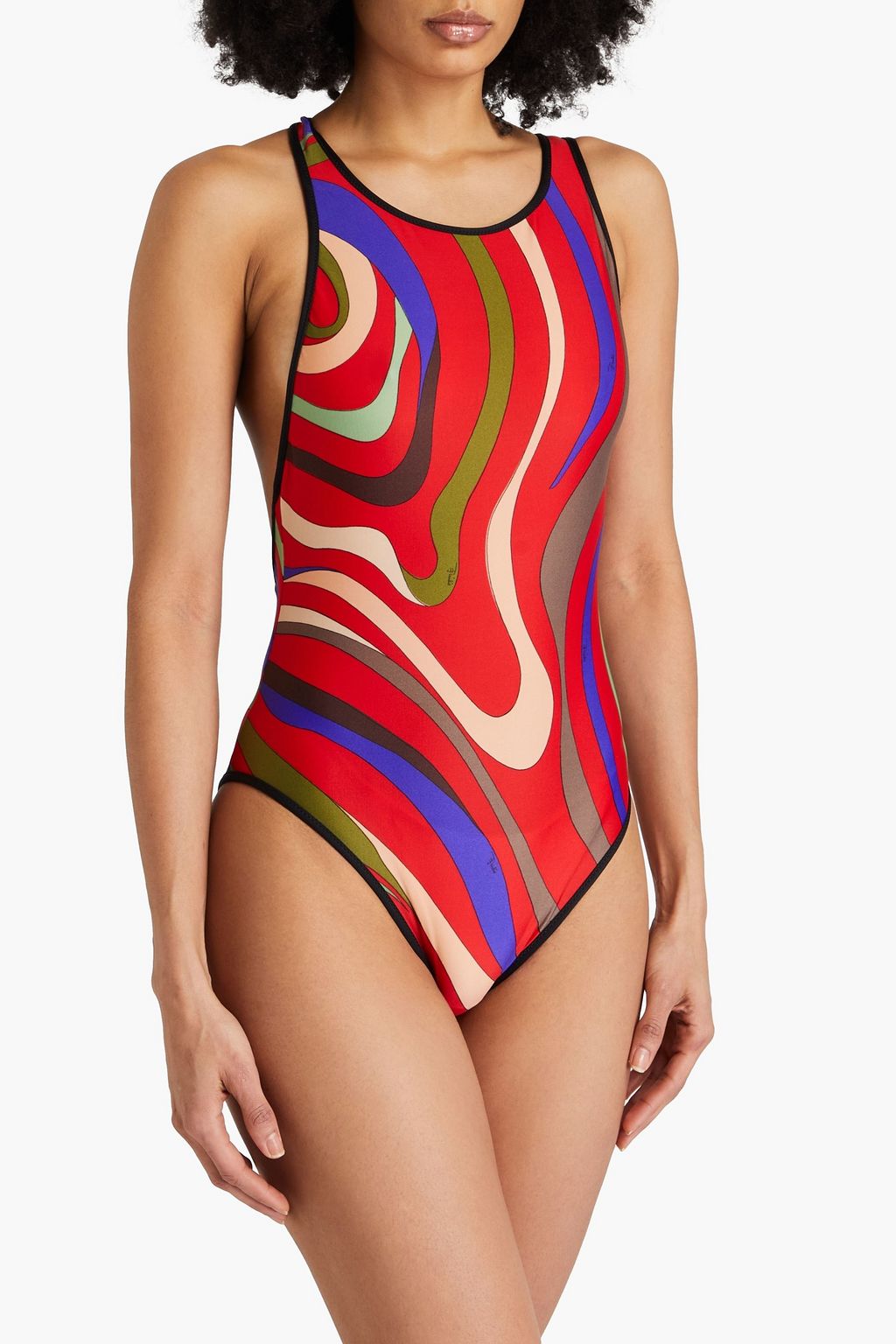PUCCI لباس سباحة مزين بطبعات