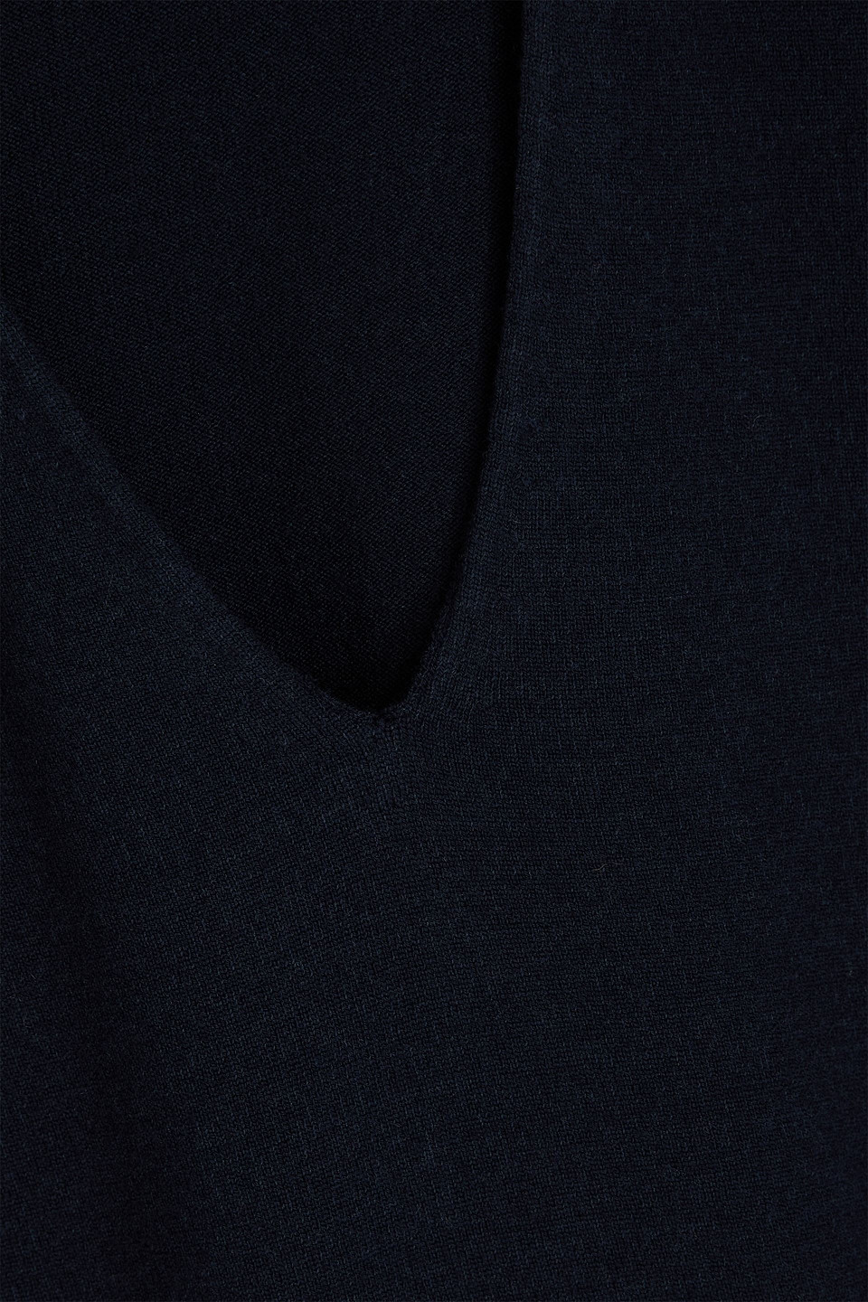 Another Tomorrow Wool-blend Sweater In Midnight Blue