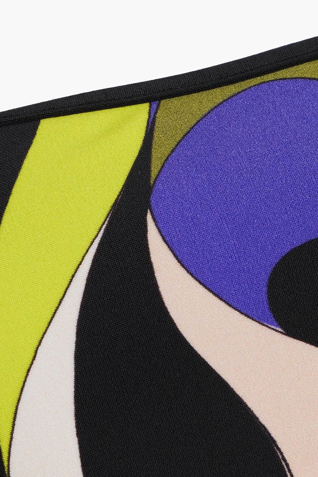 PUCCI توب بيكيني بتصميم باندو من الجيرسي المطاطي مزين بطبعات