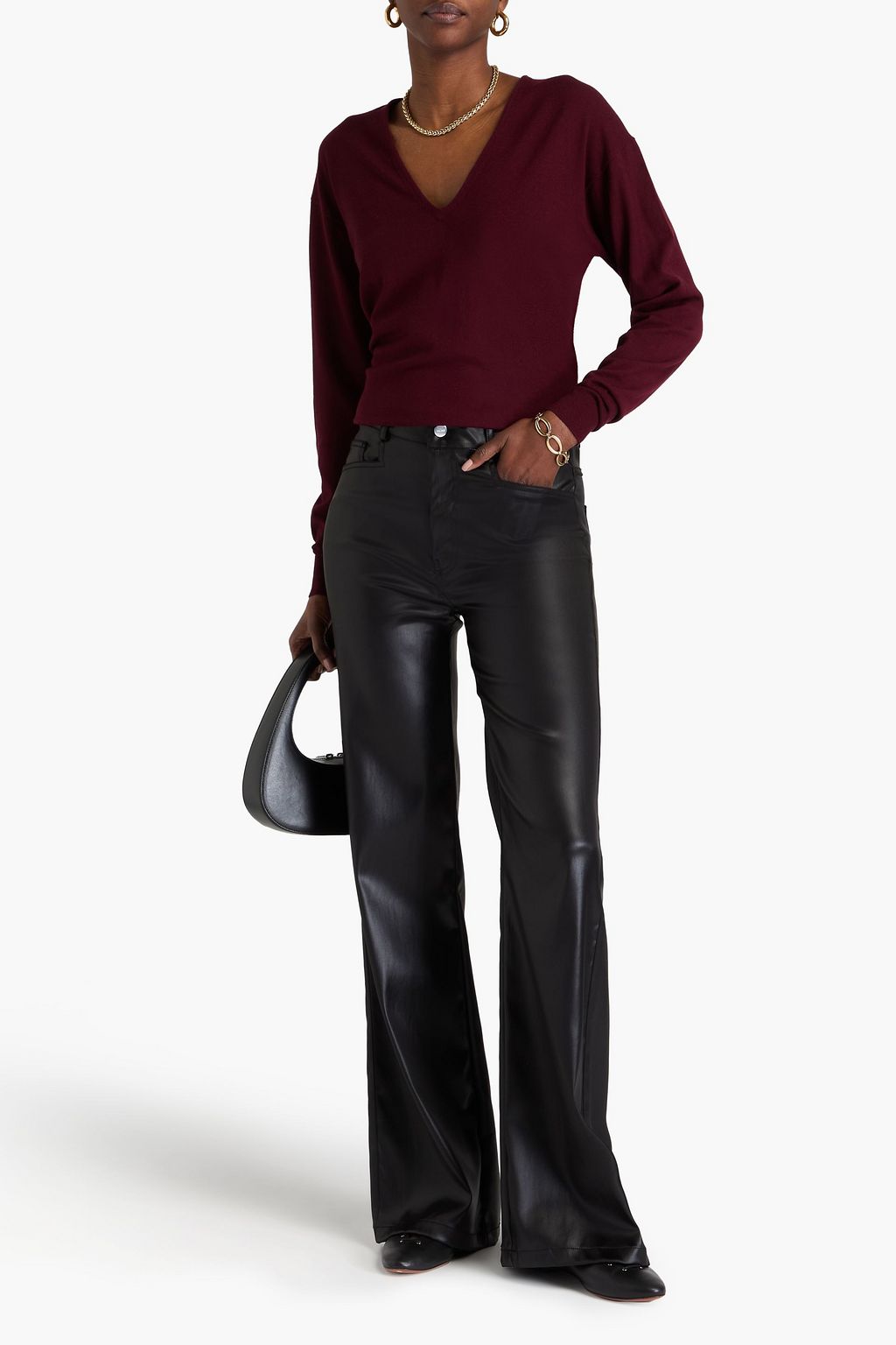 ANOTHER TOMORROW Wool-blend sweater