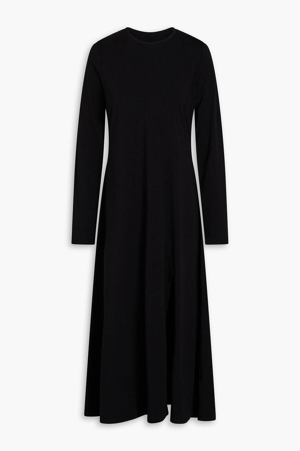 Stretch-Lyocell and cotton-blend jersey midi dress