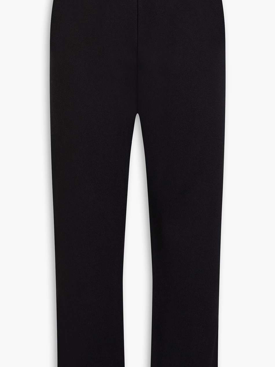 french cotton-blend terry track pants
