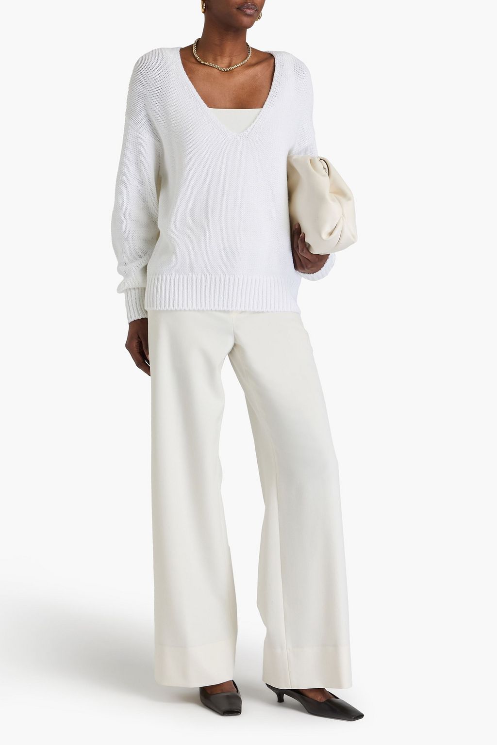 ANOTHER TOMORROW Cotton sweater