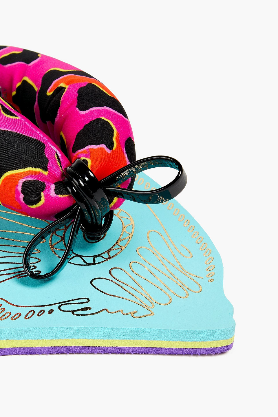 Pucci Zehensandalen Aus Jersey Mit Print In Fuchsiafarben