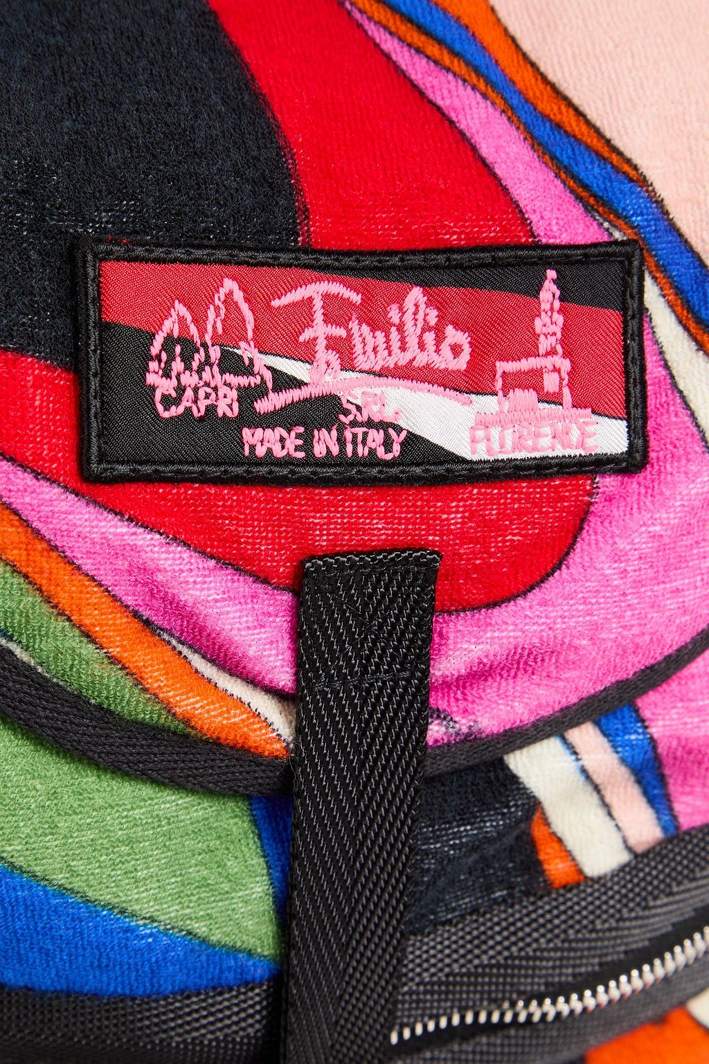 PUCCI Printed terry backpack