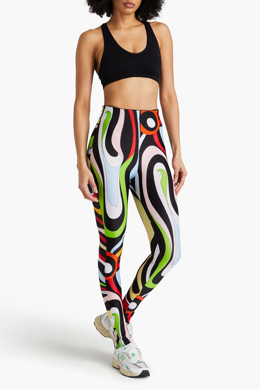 PUCCI 프린트 스트레치 저지 레깅스