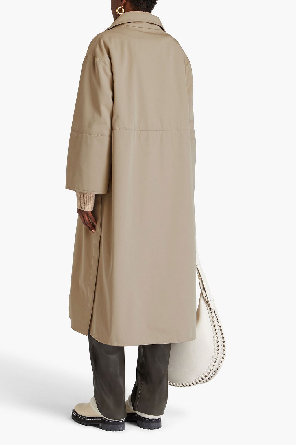 NANUSHKA Cyrille cotton-gabardine raincoat