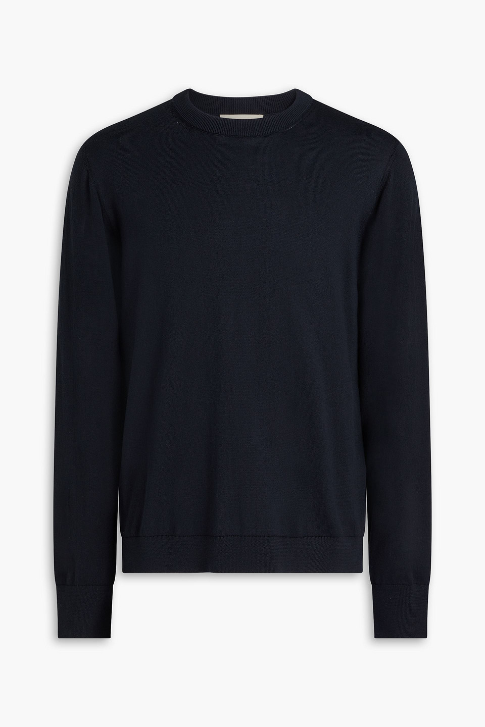 Officine Generale Nilo Pullover Aus Baumwolle In Nachtblau