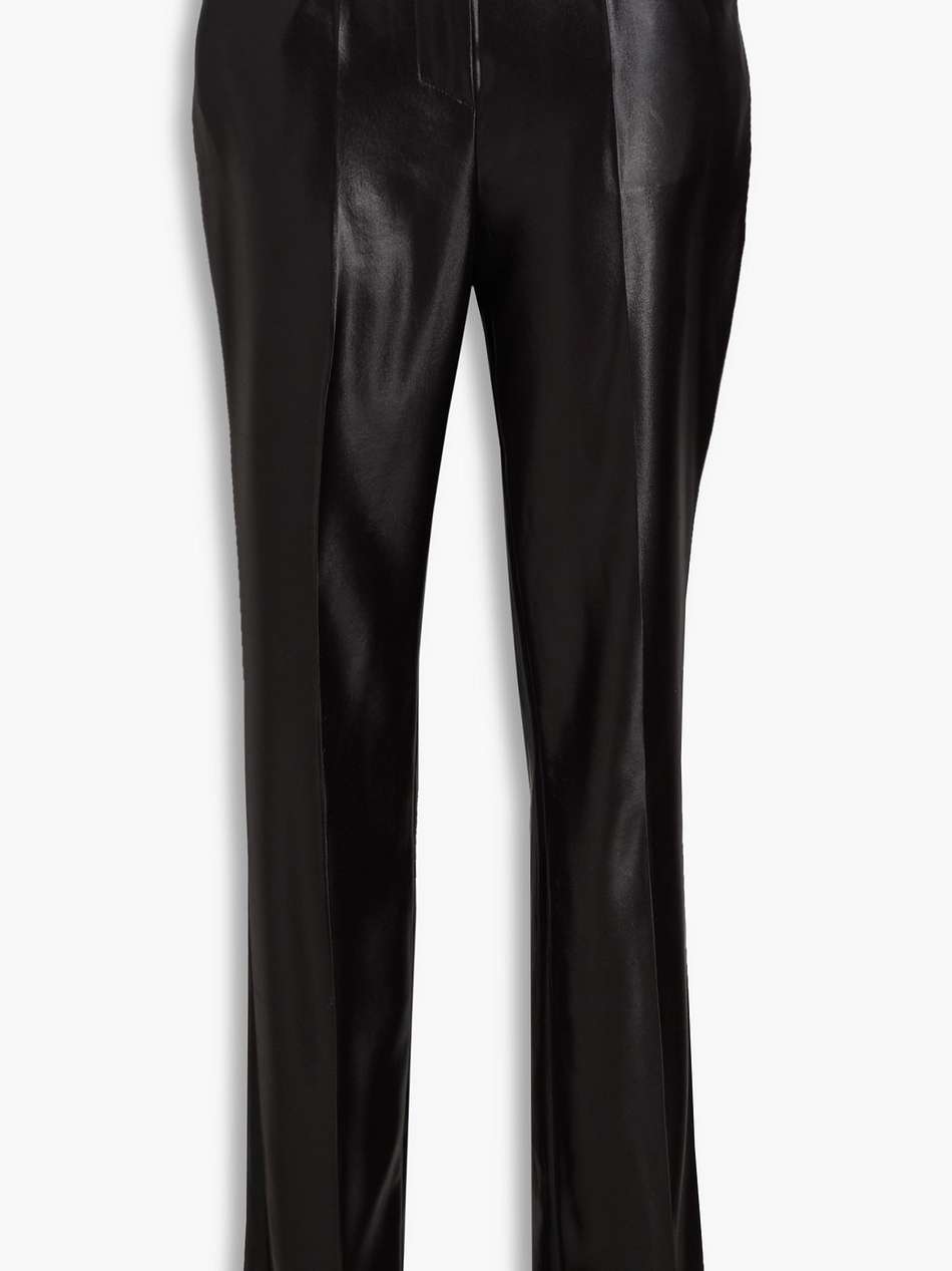 maurie satin slim-leg pants