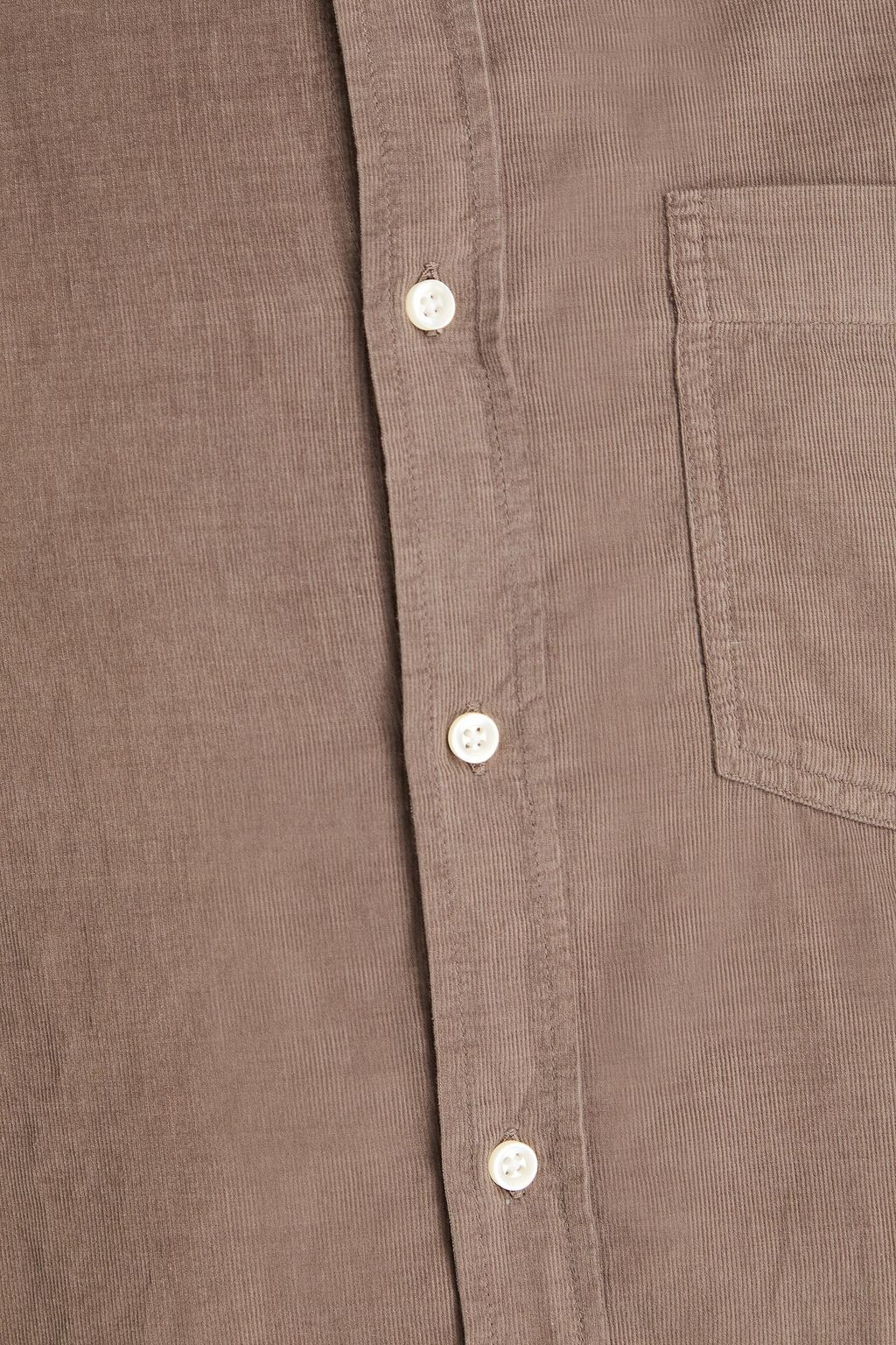 OFFICINE GÉNÉRALE コットン&リヨセル混コーデュロイ シャツ