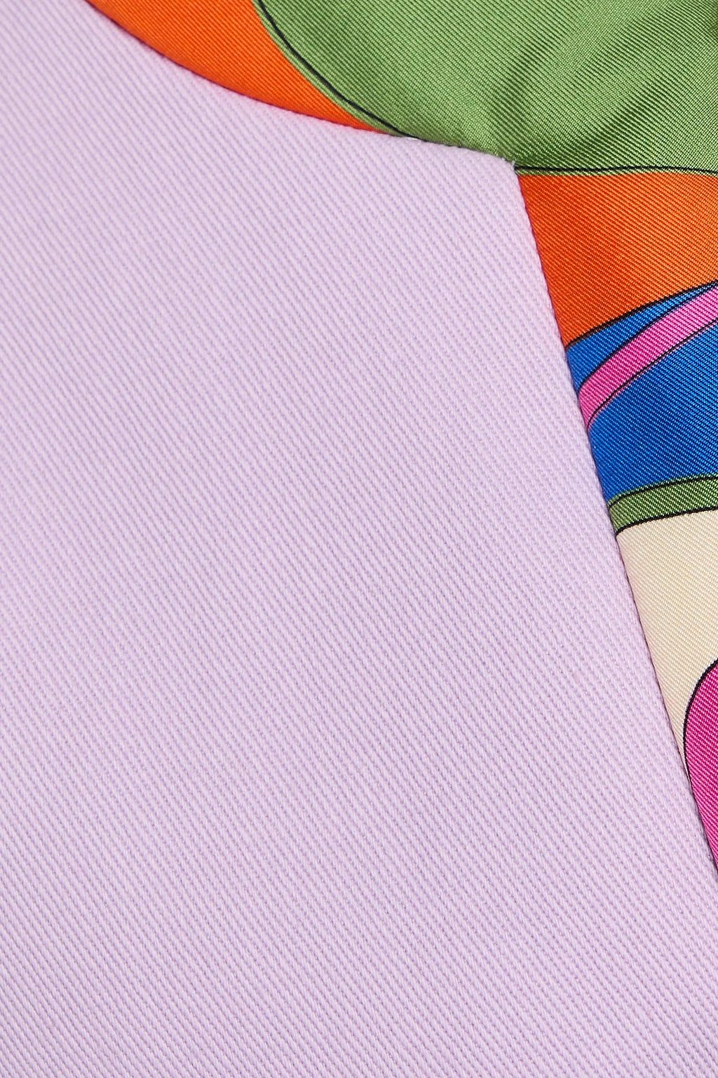 PUCCI جاكيت من التويل المصنوع من مزيج من القطن مزين بطبعات