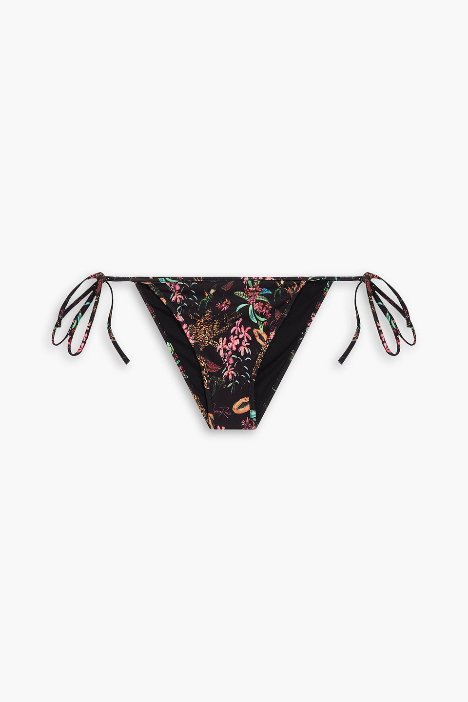 Charo Ruiz Ibiza - Rovi printed bikini briefs - Black - S