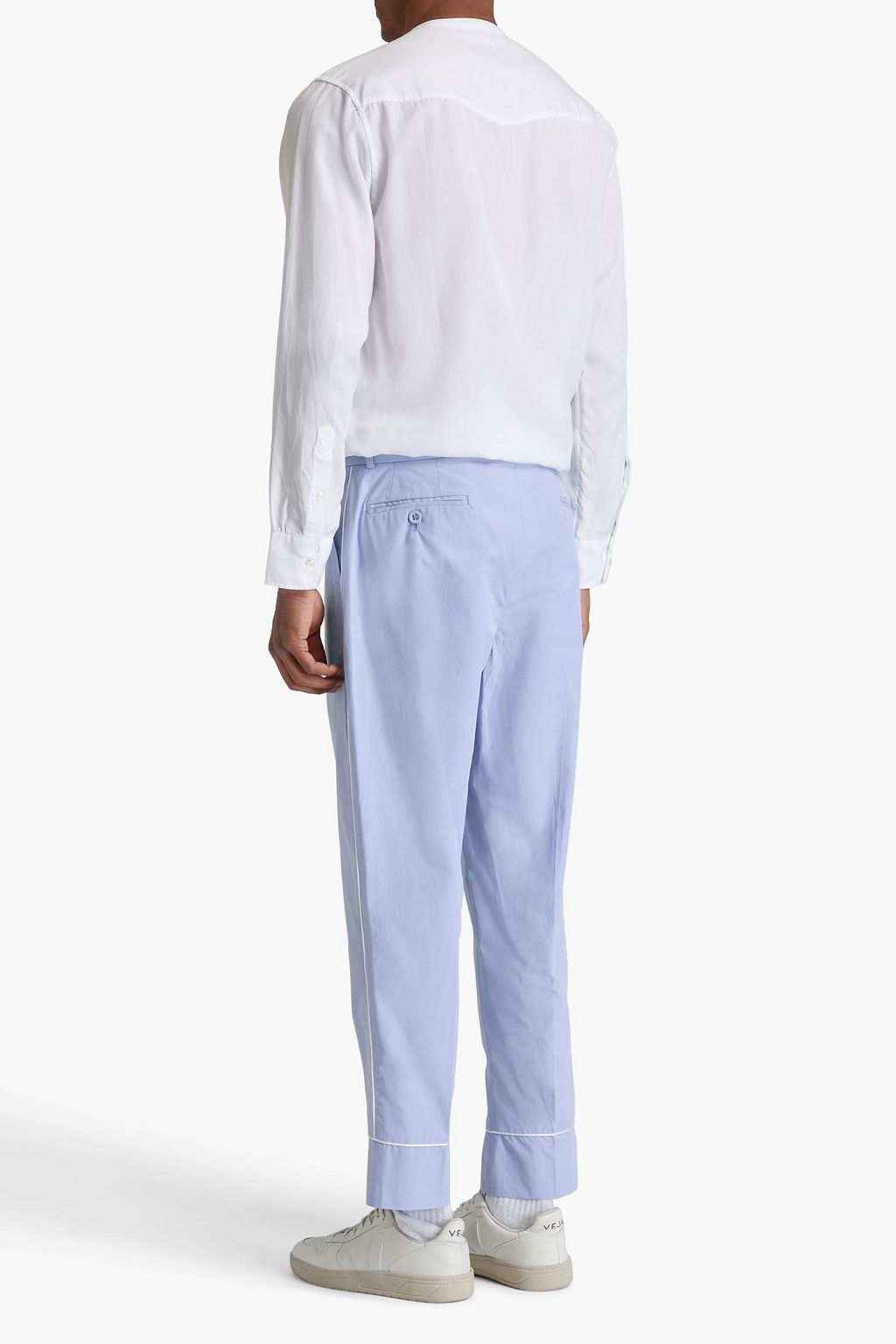 OFFICINE GÉNÉRALE Lucio Hose aus Baumwollpopeline