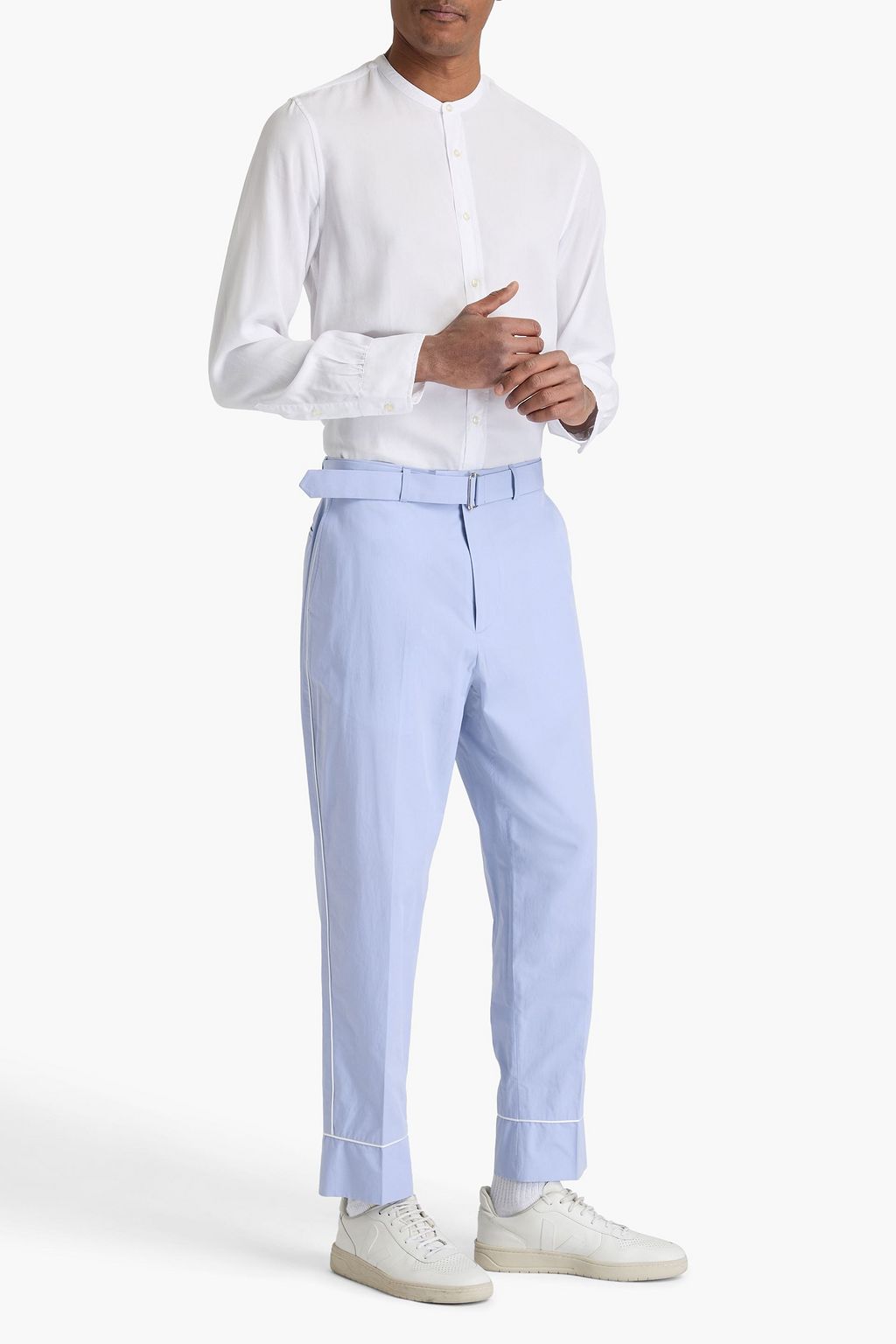 OFFICINE GÉNÉRALE Lucio Hose aus Baumwollpopeline