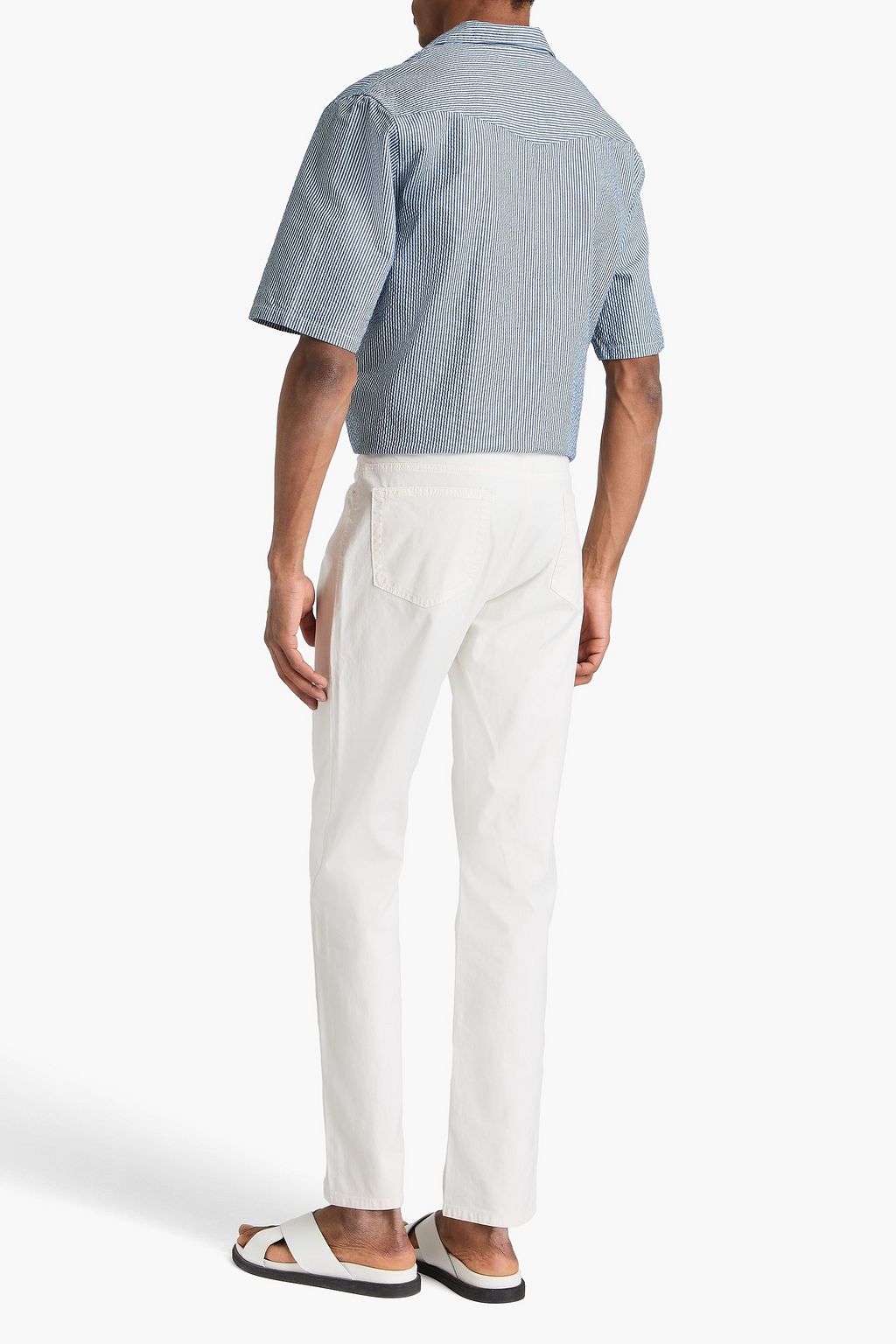 OFFICINE GÉNÉRALE 코튼 혼방 팬츠