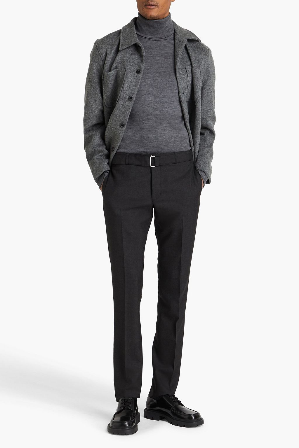 OFFICINE GÉNÉRALE Paul wool-twill pants
