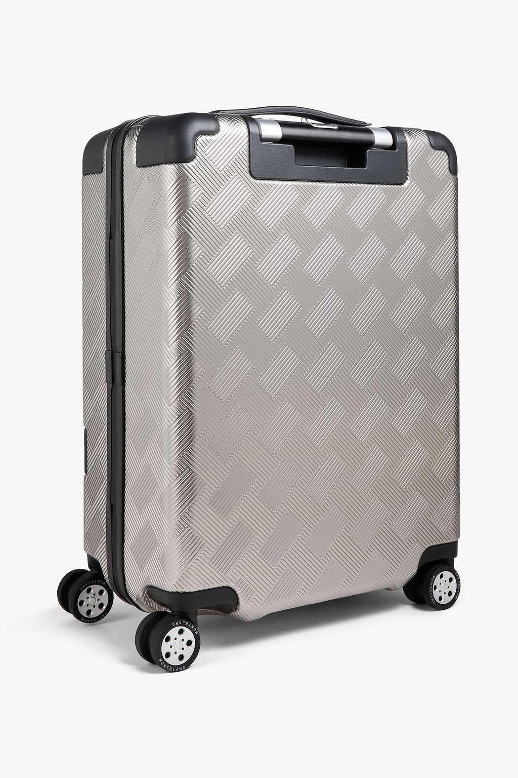 MONTBLANC Koffer aus Polycarbonat mit Lederbesatz
