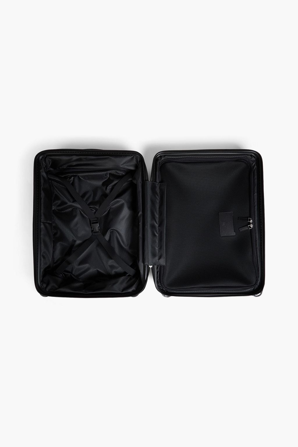 MONTBLANC Koffer aus Polycarbonat mit Lederbesatz