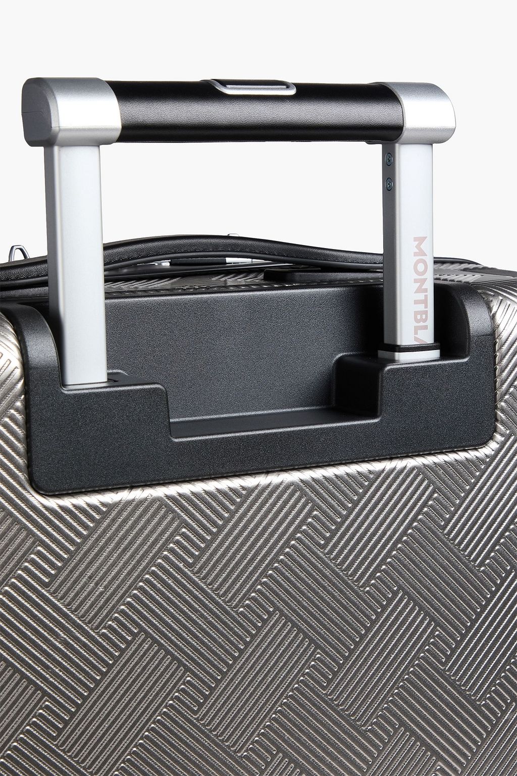 MONTBLANC Koffer aus Polycarbonat mit Lederbesatz