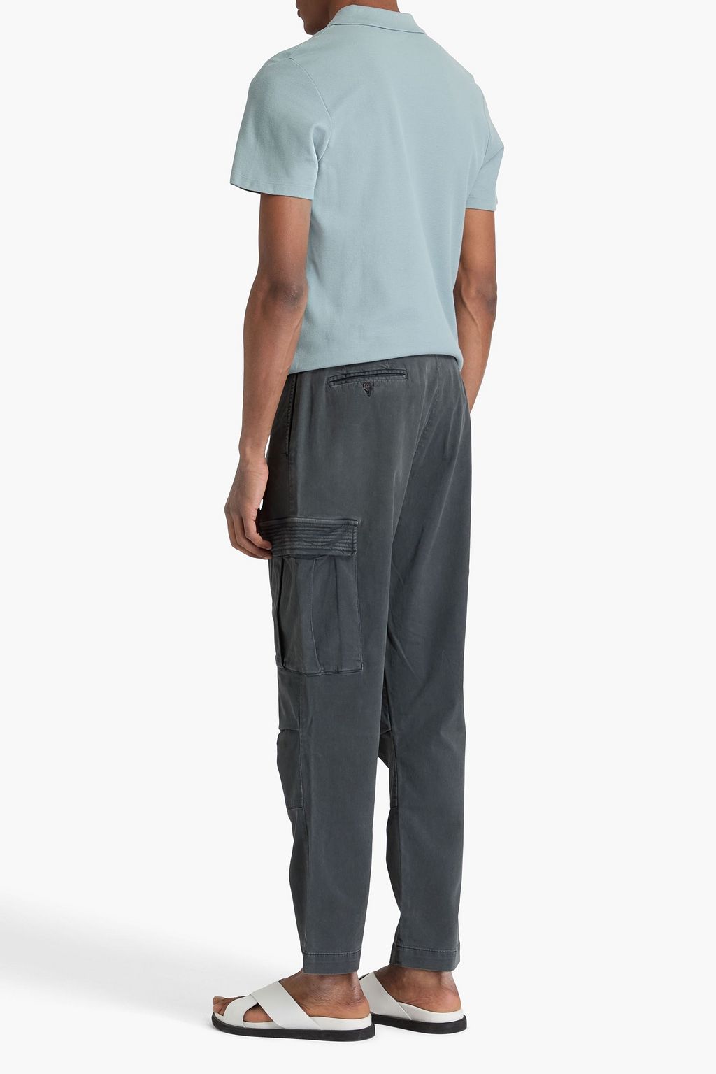 OFFICINE GÉNÉRALE 라이오셀 혼방 트윌 카고 팬츠