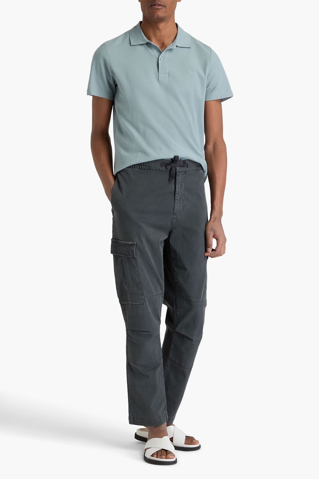 OFFICINE GÉNÉRALE 라이오셀 혼방 트윌 카고 팬츠
