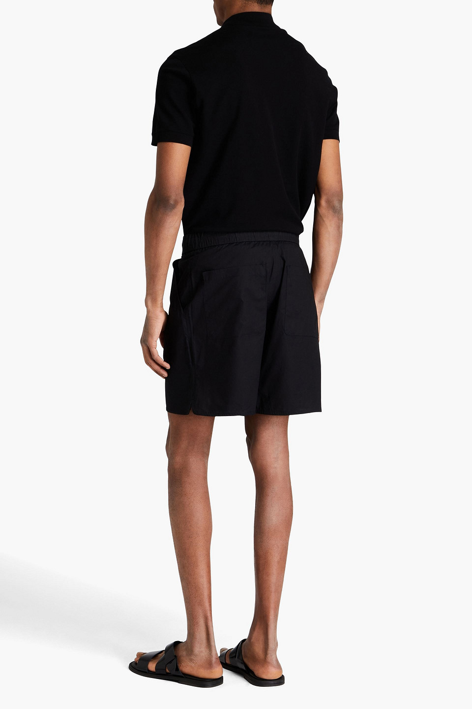 OFFICINE GENERALE DONY COTTON-POPLIN DRAWSTRING SHORTS