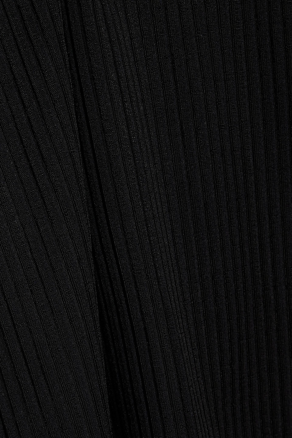 Shop Bec & Bridge Anastasia Ribbed-knit Maxi Dress In Black