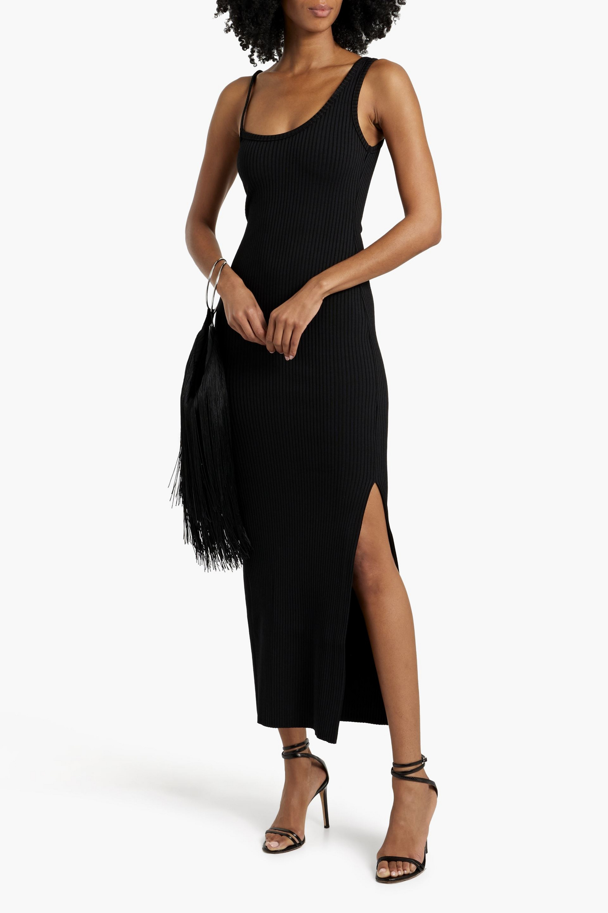 Bec + Bridge Anastasia ribbed-knit maxi dress
