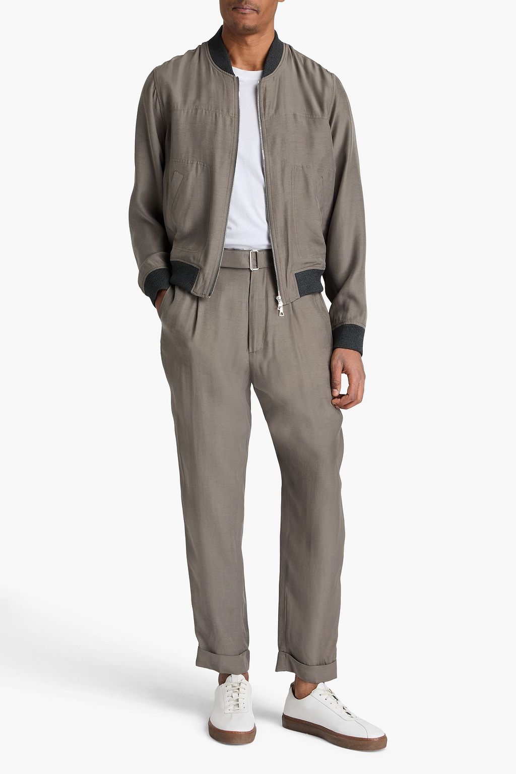 OFFICINE GÉNÉRALE Stefano Lyocell bomber jacket