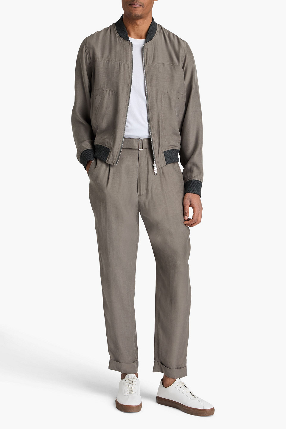 OFFICINE GENERALE STEFANO LYOCELL BOMBER JACKET