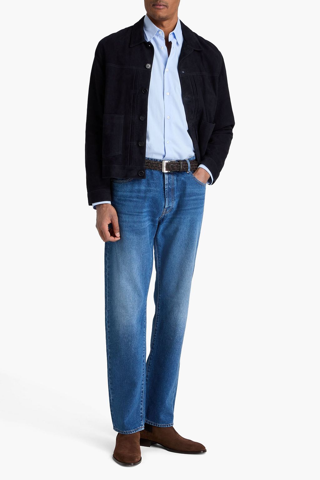 OFFICINE GÉNÉRALE Leo suede jacket