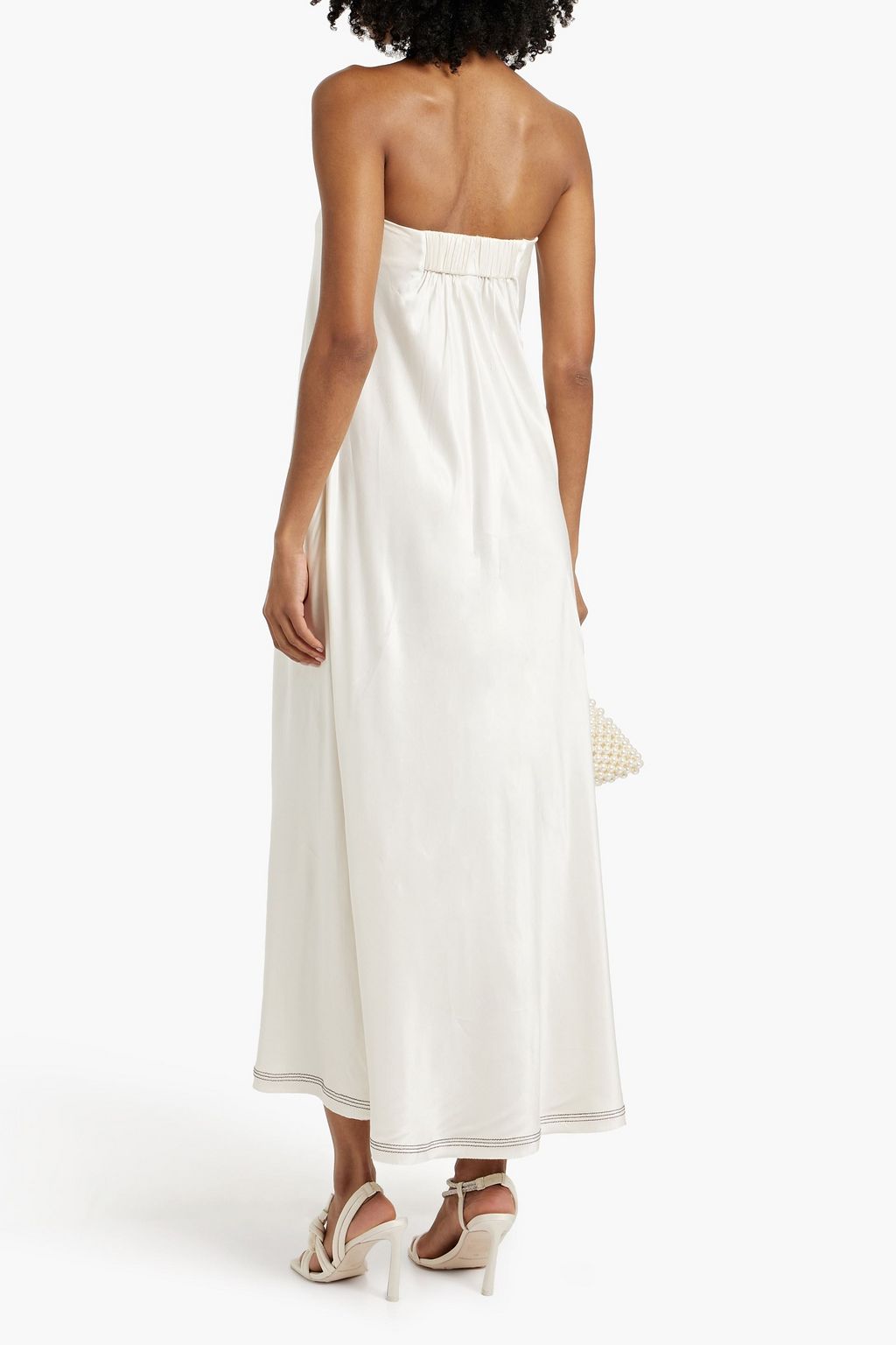 BEC & BRIDGE Tillie strapless satin-twill maxi dress