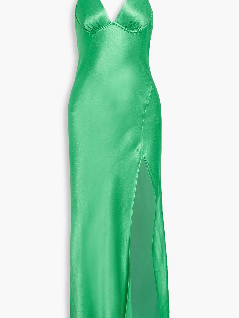 ren satin maxi dress