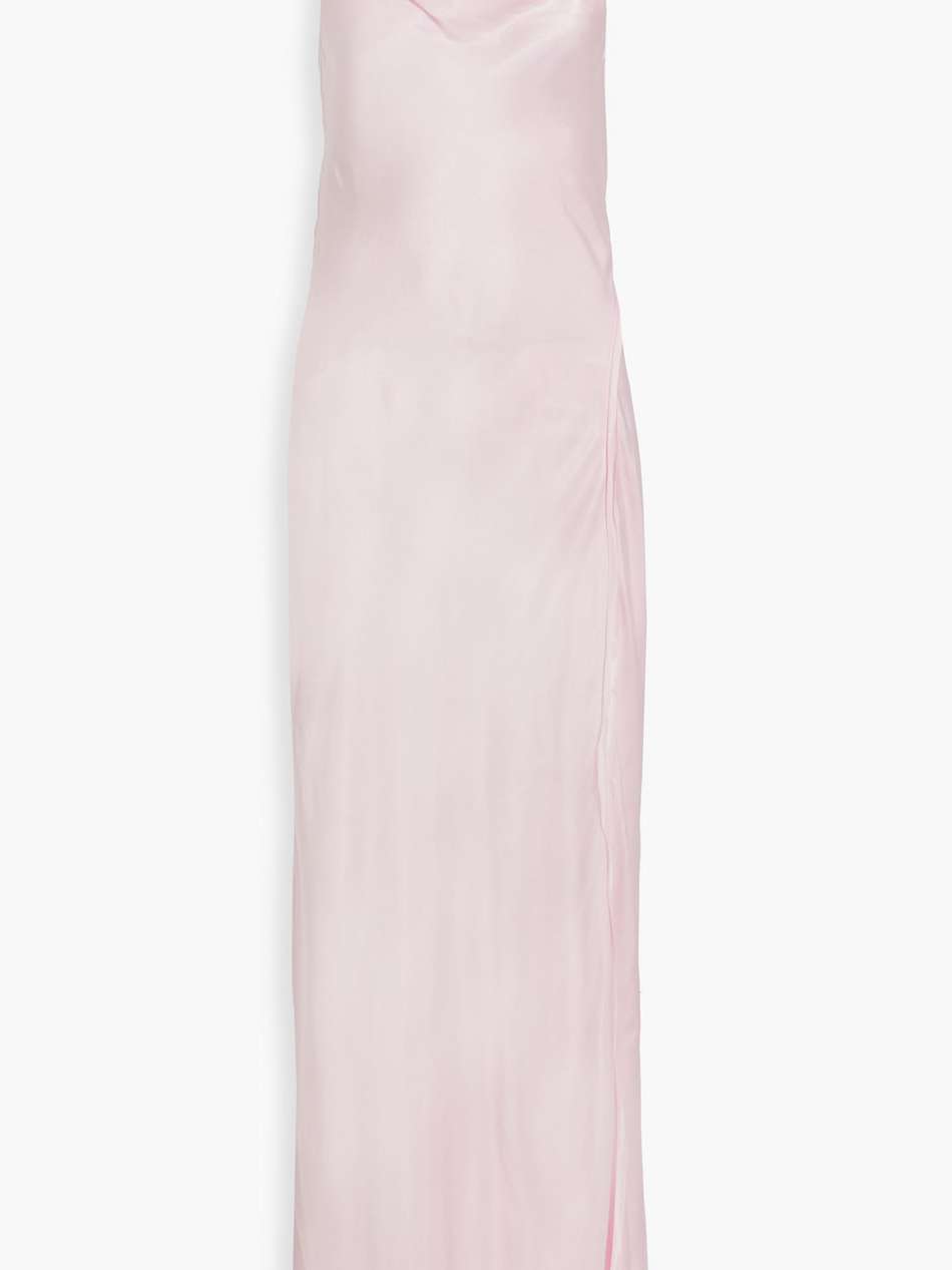 joelle satin-twill maxi dress