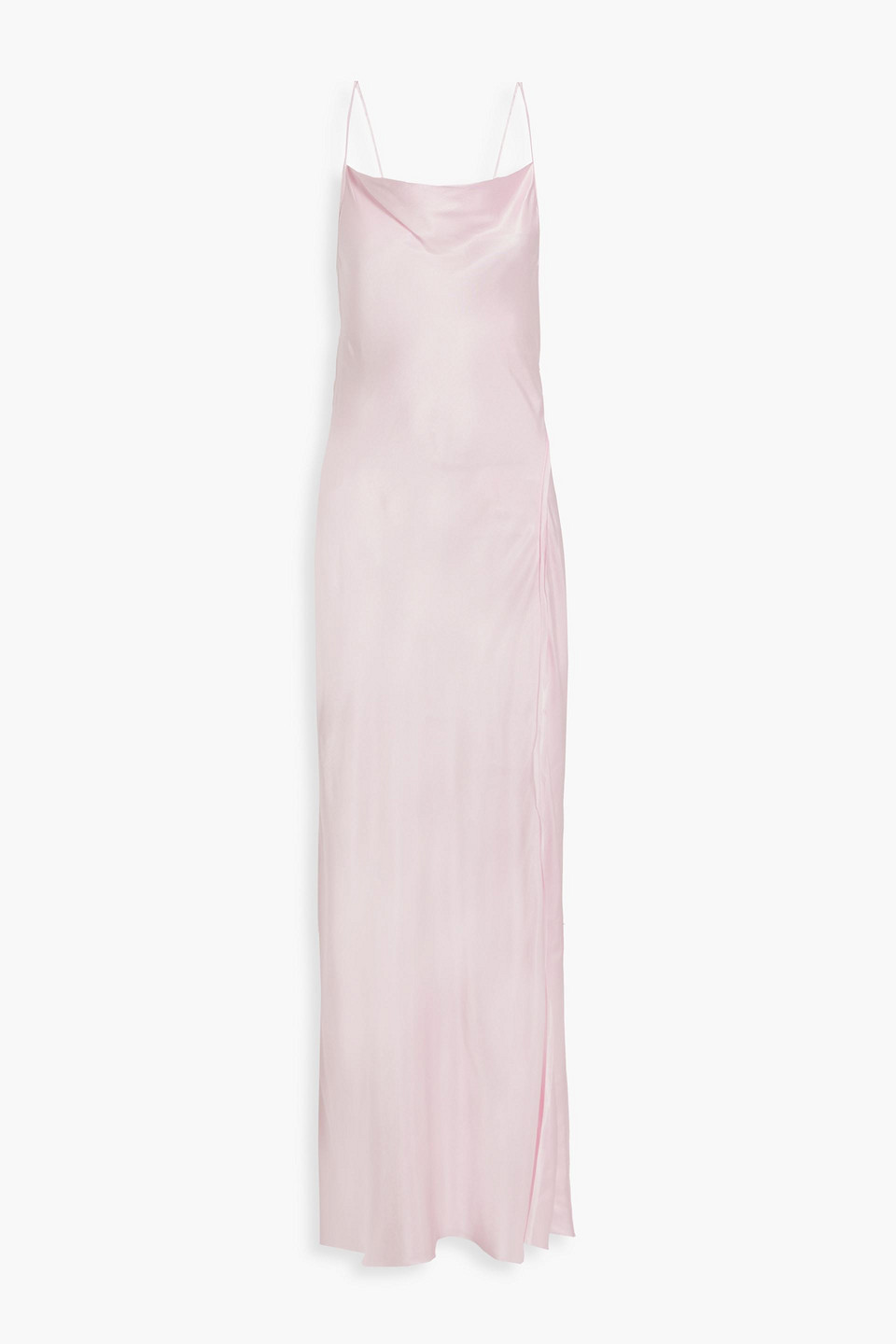 Bec & Bridge Joelle Split Viscose Blend Maxi Dress In Quartz Pink
