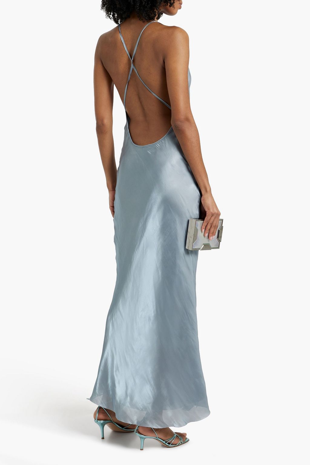 BEC & BRIDGE Indra satin maxi slip dress