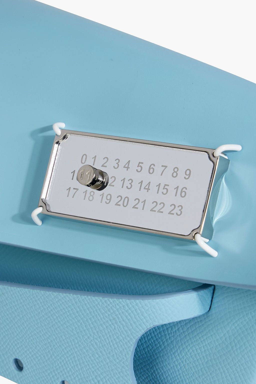 MAISON MARGIELA Snatched Classique small smooth and pebbled-leather shoulder bag