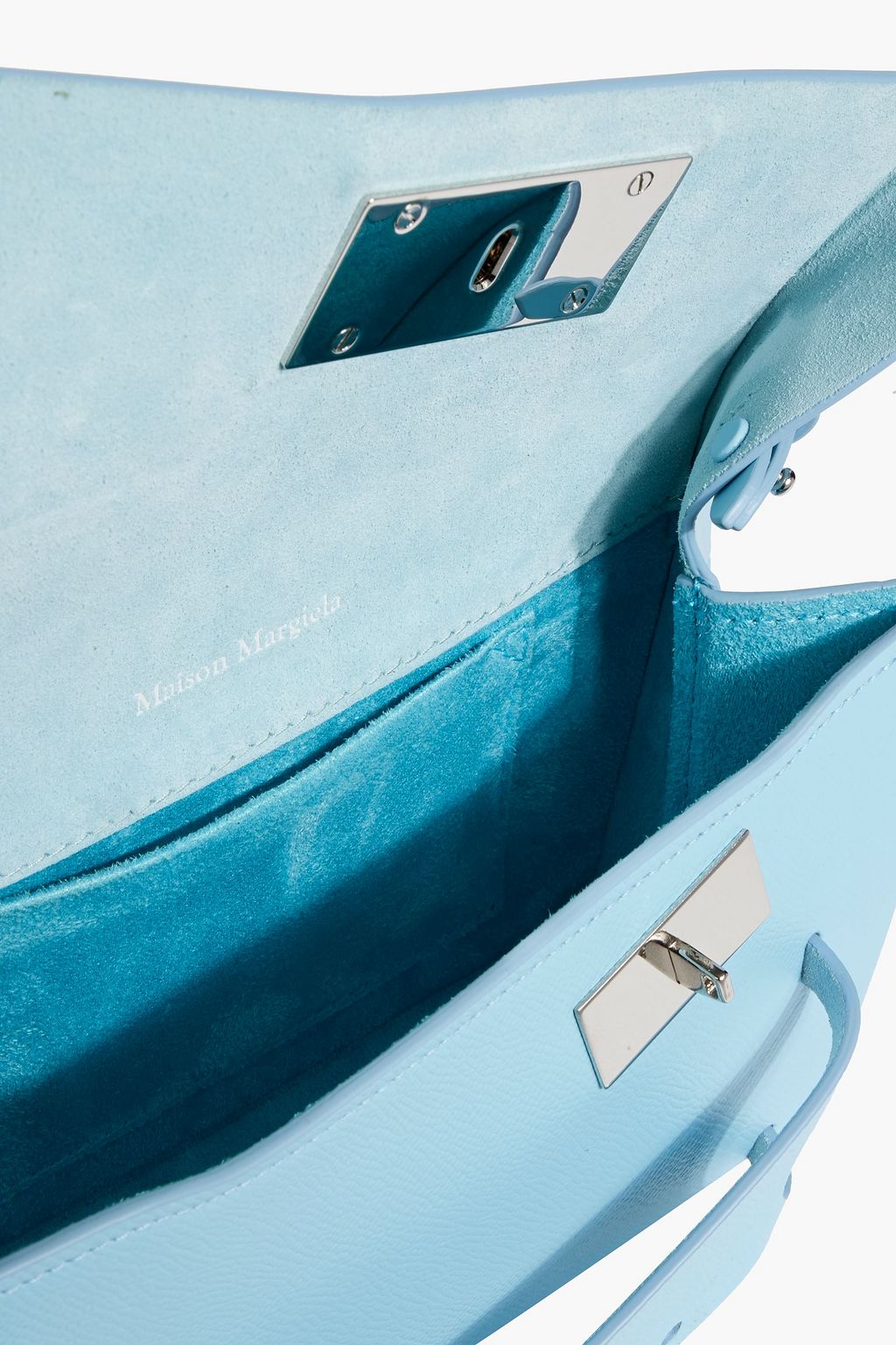 MAISON MARGIELA Snatched Classique small smooth and pebbled-leather shoulder bag