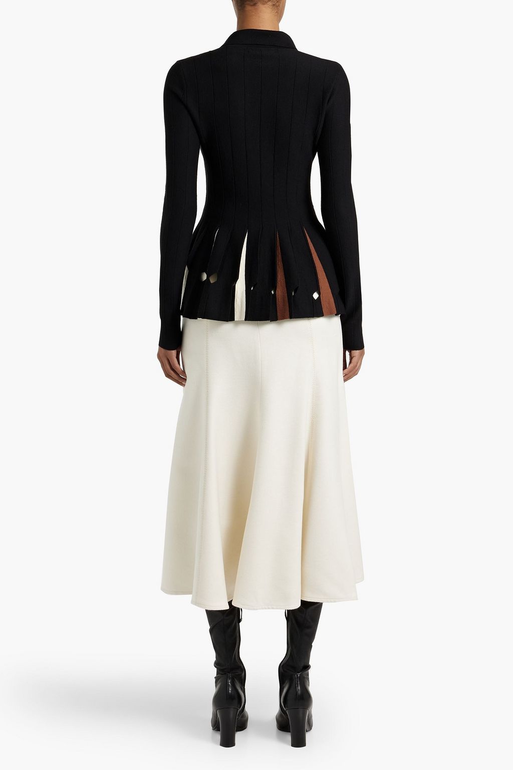GABRIELA HEARST Octavia pleated wool top