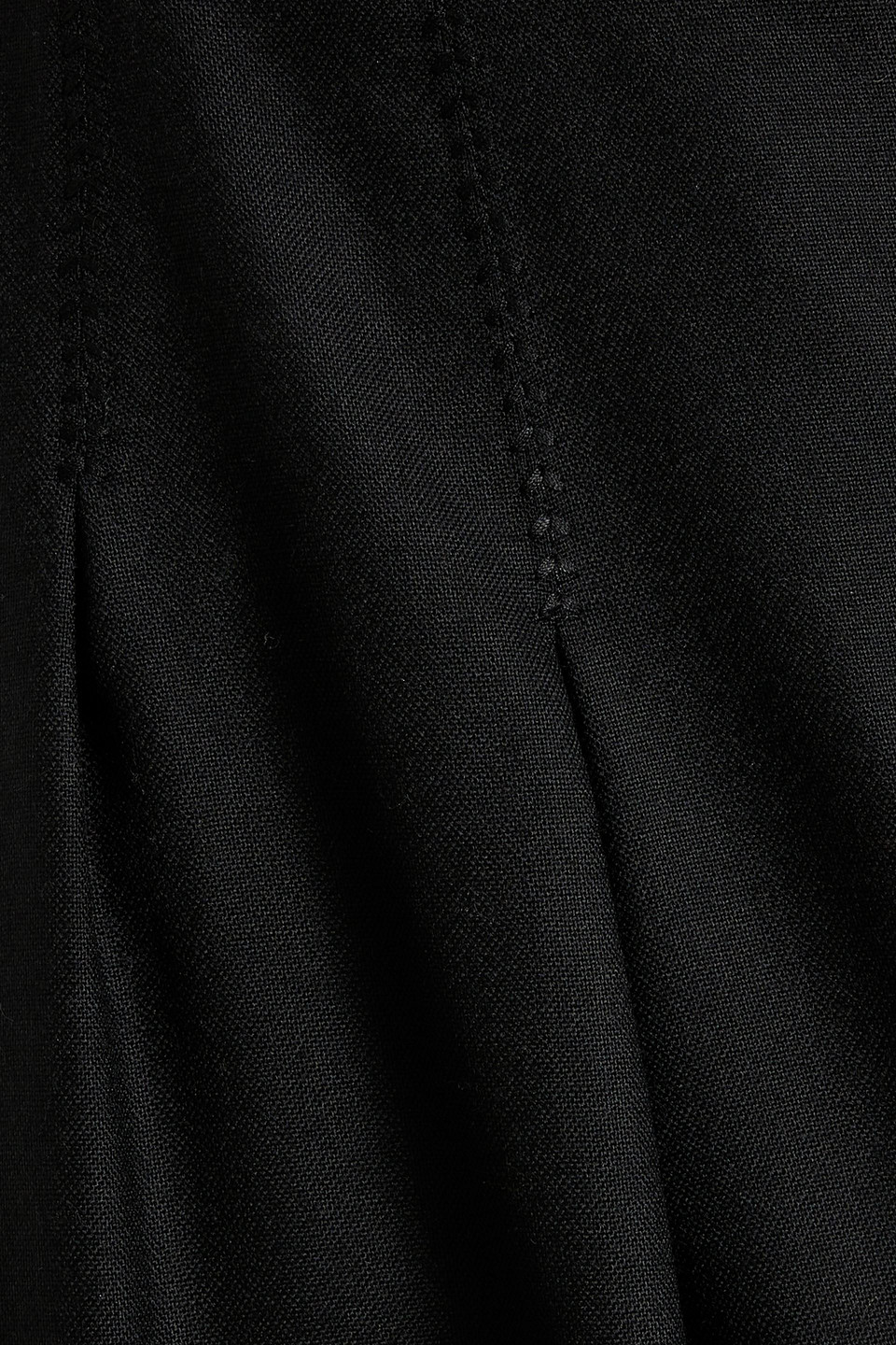 Gabriela Hearst Vargas Belted Cashmere Wide-leg Pants In Black