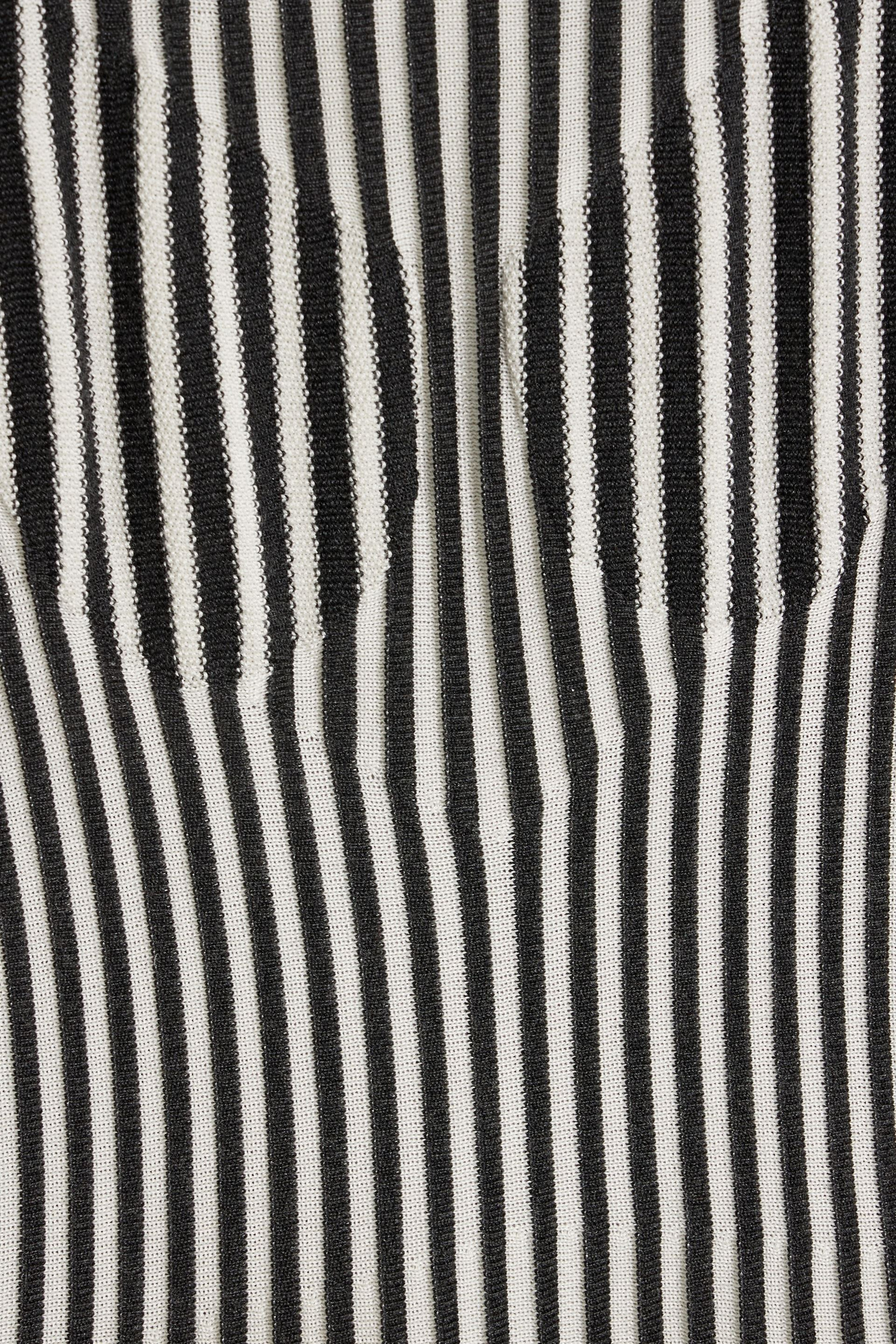 Gabriela Hearst Lee two-tone ribbed silk and cashmere-blend maxi dress thumbnail